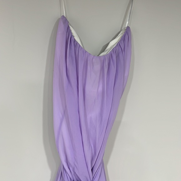 New revolve nbd strapless belt mini dress purple - Picture 2 of 5